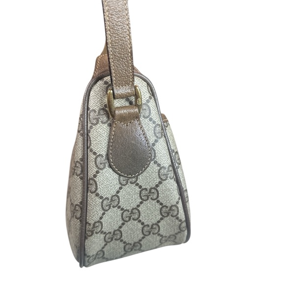 Gucci Brown vintage pvc crossbody bag - Picture 3 of 12